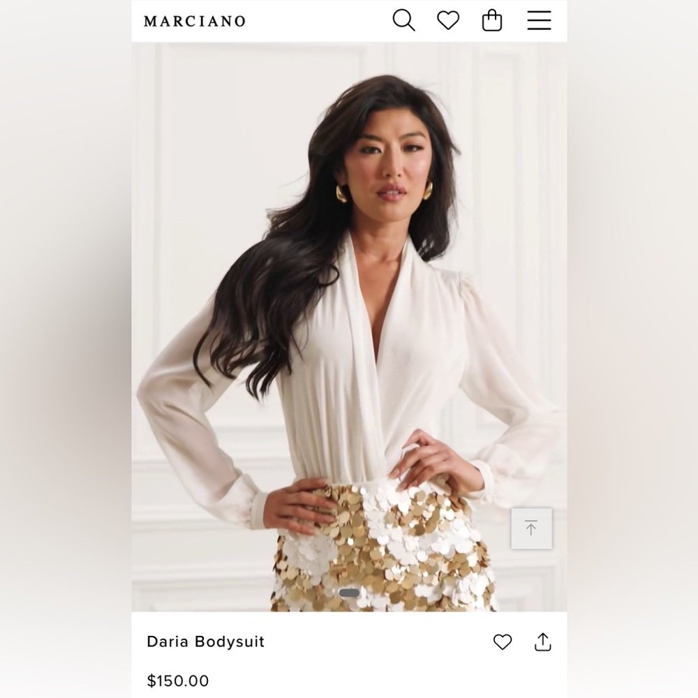 Marciano Daria Bodysuit white/ivory XS